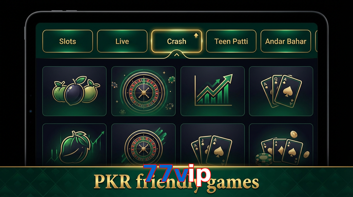 Game list for 77Vip games section